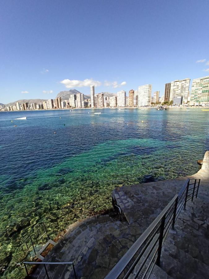 Estudio Primera Linea Con Acceso Privado Al Mar Benidorm Exterior photo